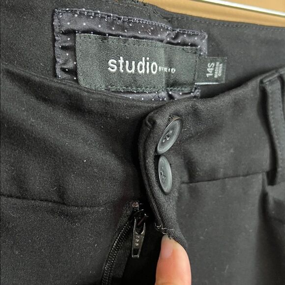 Torrid Studio Women’s Size 14 Short Black Bootcut Dress Pants - Picture 2 of 7